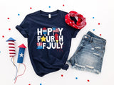 Happy Fourth of July Shirt, 4th Of July T-shirt, Fourth of July Shirt, Independence Day Shirt, Retro America Shirt, American Flag Shirt