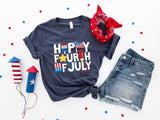 Happy Fourth of July Shirt, 4th Of July T-shirt, Fourth of July Shirt, Independence Day Shirt, Retro America Shirt, American Flag Shirt