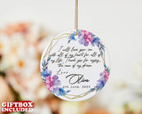 Custom Love Your Son Ornament, Mother of the Groom Gift from Bride, Thank You From Bride Groom, Parents of the Bride Gift