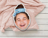 Personalized Face Photo Shape Pillow Case, Bestfriend Picture Pillow, Family Photo Pillow, Baby Picture Pillow, Gift For Grandpa/Grandma