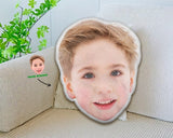 Personalized Face Photo Shape Pillow Case, Bestfriend Picture Pillow, Family Photo Pillow, Baby Picture Pillow, Gift For Grandpa/Grandma