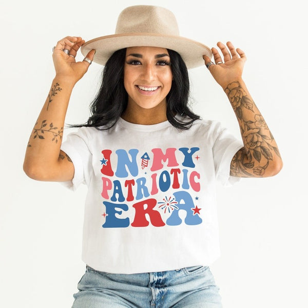 Patriotic Shirt In My Patriotic Era Shirt 4th of July Shirt America Red Blue Shirt Freedom Shirt American Parade Shirts Retro Patriotic