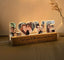 Personalized Couple Photo Collage Night Light, Custom Valentines Day Gift, Gift for Couple